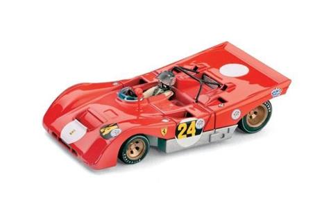 Bm0258Ch Ferrari 312 Pb N.24 1000 Km B.Aires 1971 I.Giunti (Fatal Accident) 1.43 Modellino Brumm - 2