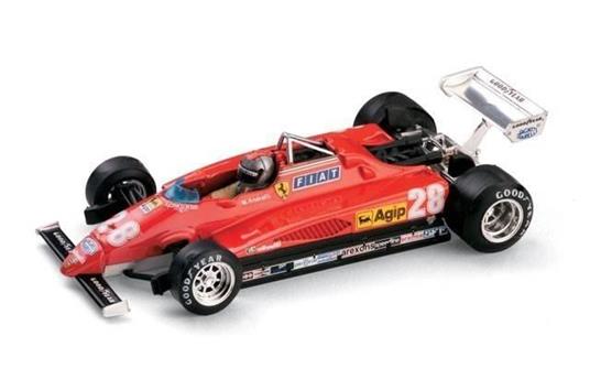 Bm0288Ch Ferrari 126 C2 M.Andretti 1982 N.28 3Rd Italy Gp 1.43 Modellino Brumm