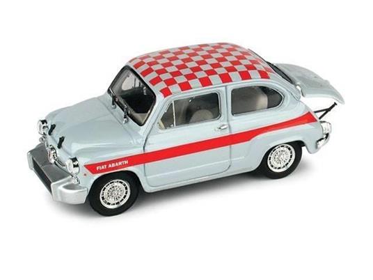 Bm0351 Fiat 1000 Abarth Berlina Colorazione Corsa Ufficiale Abarth 1966 1.43 Modellino Brumm