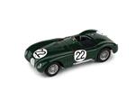 R356B Jaguar Typ C Le Mans 1951 1:43 Modellino Brumm