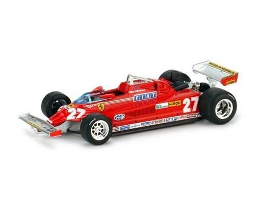 Bm0390 Ferrari 126 Ck G.Villeneuve 1981 N.27 Retired Italy Gp 1.43 Modellino Brumm