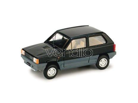 Bm0386-06 Fiat Panda 30 1980 1A Serie Nero Luxor 1.43 Modellino Brumm