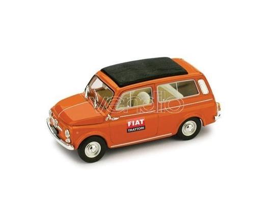 Bm0426 Fiat 500 Giardiniera 1960 Fiat Trattori 1.43 Modellino Brumm