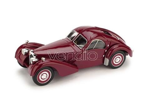 Bm0088-02 Bugatti Atlantic 1938 Amaranto 1.43 Modellino Brumm - 2