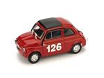 Bm0480 Fiat 595 Abarth N.126 1St Premio Campagnano Vallelunga 1965 R.Pinto 1.43 Modellino Brumm