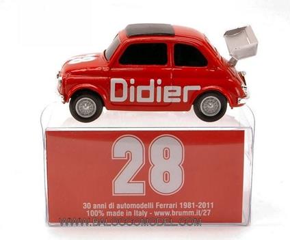 Bmbr012 Fiat 500 Didier N.28 1.43 Modellino Brumm