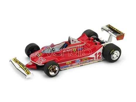 Bm0512 Ferrari 312 T4 G.Villeneuve 1979 N.12 2Nd France Gp 1.43 Modellino Brumm