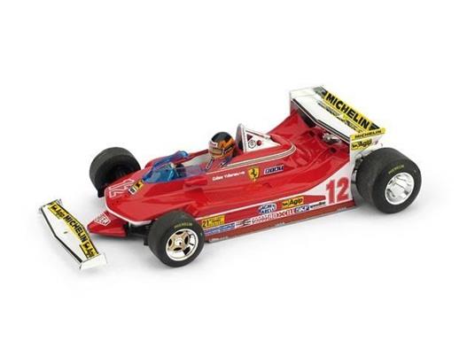 Bm0578Bch Ferrari 312 T4 G.Villeneuve 1979 N.12 Prove Usa Ovest Gp W/Pilote 1.43 Modellino Brumm - 2