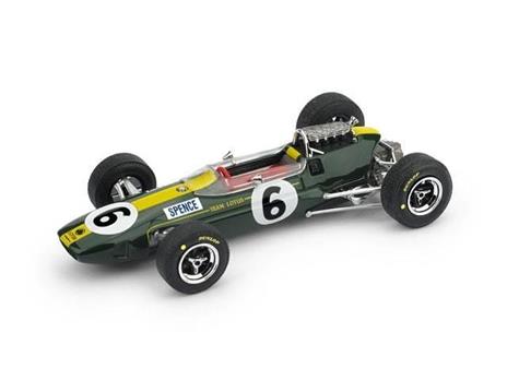 Bm0591 Lotus 33 M.Spence 1965 N.6 4Th Inghilterra Gp 1.43 Modellino Brumm - 2