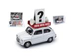 BRUMM BMS2216 FIAT 600D ELEZIONI POLITICHE ITALIA 1963 1:43 Modellino