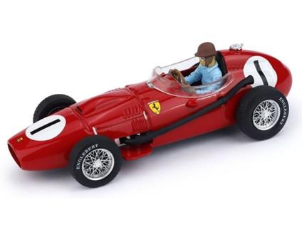 BRUMM BM0069CH FERRARI 246 F1 N.1 WINNER GR.BRITAIN GP 1958 PETER COLLINS W/PILOTE 1:43 Modellino