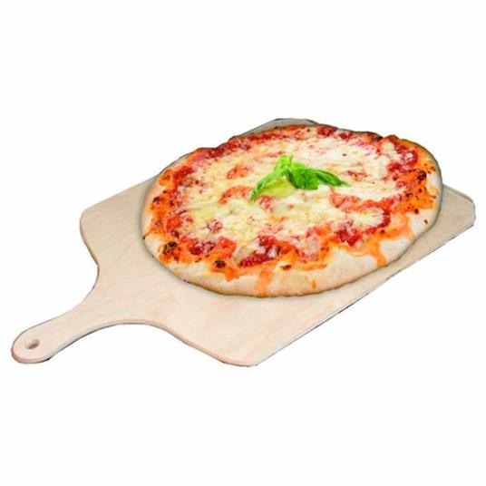 Pala Per Pizza Da Forno Fornetto Tagliere Legno Multistrato Con Manico  40x29Cm - ND - Idee regalo