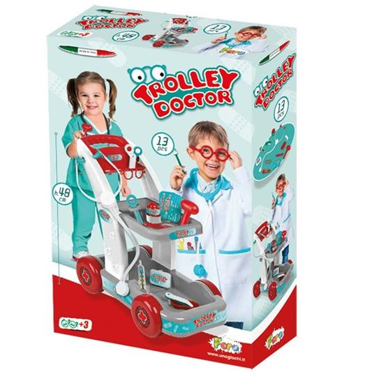 Carrello Trolley Dottore Giocattolo Bambini Stetoscopio Accessori Gioco  Medico - TrAdE Shop Traesio - Giochi e giocattoli - Giocattoli