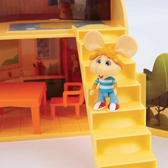 Casa Di Topo Gigio Giocattolo Bambini Con 2 Personaggi E Accessori Gioco - 2