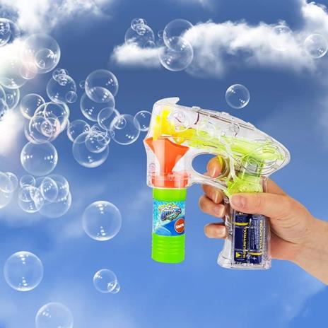 Pistola Spara Bolle Di Sapone Giocattoli Per Bambini Gadget Per Feste A Batteria