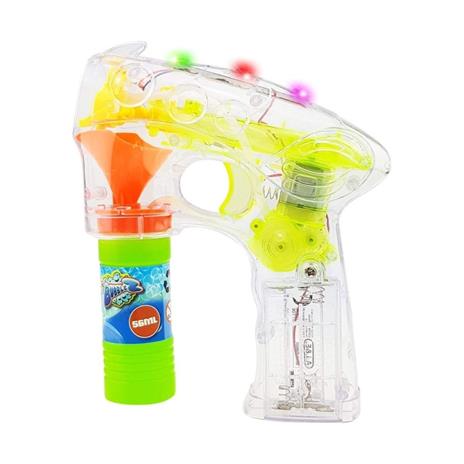 Pistola Spara Bolle Di Sapone Giocattoli Per Bambini Gadget Per Feste A Batteria - 2