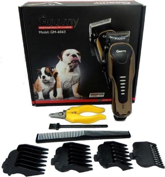 Tosatrice Professionale Per Cani Animali Domestici Ricaricabile Cordless  Gm-6063 - MaxTech - Idee regalo