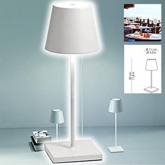 Lampada Da Tavolo Led Usb Dimmerabile Ricaricabile Per Esterno 2700K Luce  Calda - TrAdE Shop Traesio - Idee regalo