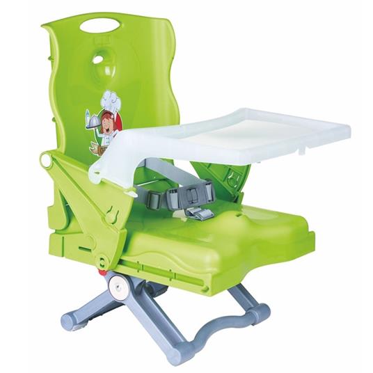 Seggiolino Da Sedia Chef Verde Con Vassoio  070