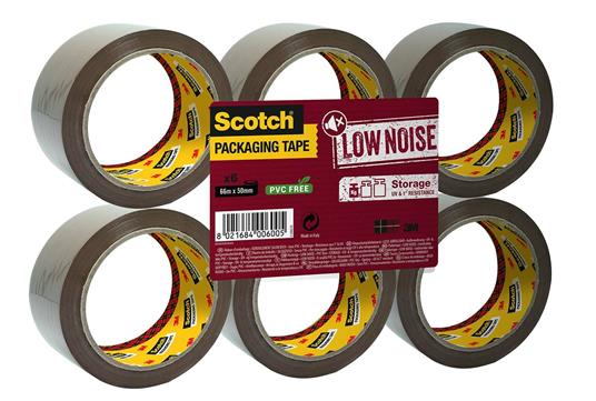 Scotch Nastro Da Imballo Low Noise In Fardo. 6pz