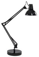 Ideal Lux Wally TL1 lampada da tavolo E27 Nero