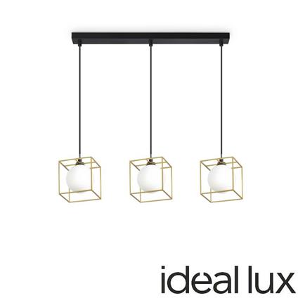 Ideal Lux Lingotto SP3 Single Lampada da Sospensione a 3 Luci per Interno in Stile Moderno