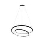 Ideal Lux OZ SP D60 Lampadario LED da Sospensione a Spirale per Interno - Nero