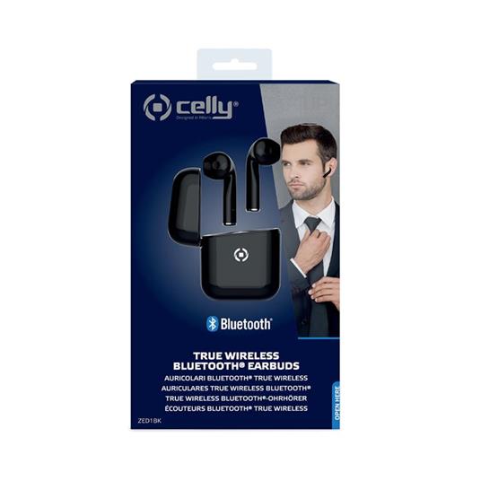 Auricolari True Wireless Celly colore nero - Celly - Telefonia e GPS | IBS