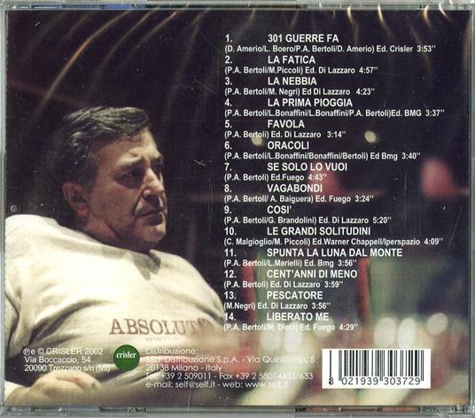 301 Guerre fa - CD Audio di Pierangelo Bertoli - 2
