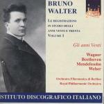 Registrazioni in studio degli anni '20 e '30 vol.1 - CD Audio di Bruno Walter