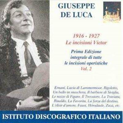 Incisioni vol.2 1902-1907 - CD Audio di Giuseppe De Luca