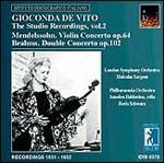 Registrazioni 1951-1952 - CD Audio di Johannes Brahms,Felix Mendelssohn-Bartholdy,Gioconda De Vito
