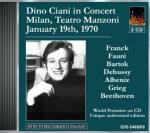Al Teatro Manzoni 1970 - CD Audio di Dino Ciani