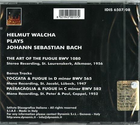 L'arte della fuga (Die Kunst der Fugue) - CD Audio di Johann Sebastian Bach,Helmut Walcha - 2