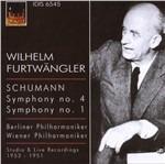 Sinfonia n.4 - Sinfonia n.1 - CD Audio di Robert Schumann,Wilhelm Furtwängler,Berliner Philharmoniker,Wiener Philharmoniker