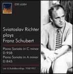 Sonate per pianoforte D845, D958 - CD Audio di Franz Schubert,Sviatoslav Richter
