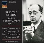 Concerti per pianoforte n.1, n.4 - CD Audio di Ludwig van Beethoven,Rudolf Serkin