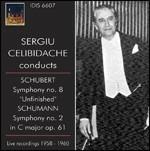 Sinfonia n.8 / Sinfonia n.2 - CD Audio di Franz Schubert,Robert Schumann,Sergiu Celibidache,Orchestra Sinfonica RAI di Roma