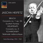 Heifetz Suona Bruch e Vieuxtemps - CD Audio di Jascha Heifetz,Max Bruch,Henri Vieuxtemps