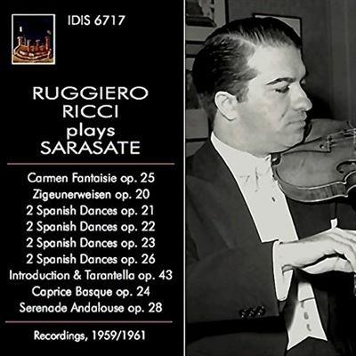 Ruggiero Ricci suona Sarasate - CD Audio di Pablo de Sarasate,Ruggiero Ricci