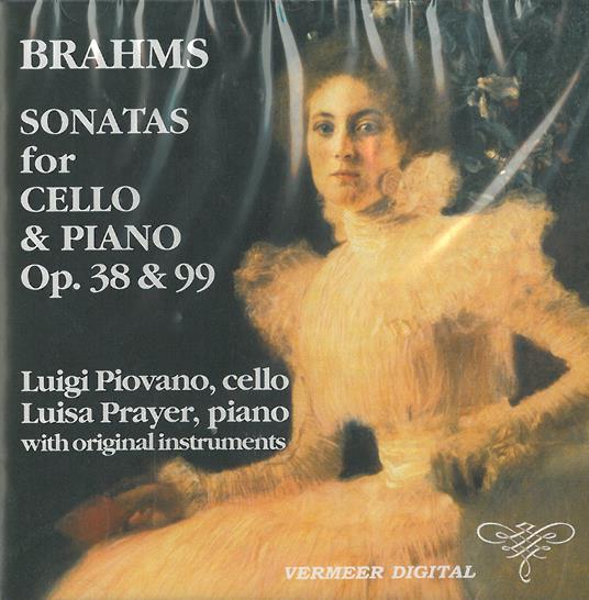 Sonata per cello e pianoforte n.1 op.38 - CD Audio di Johannes Brahms,Luigi Piovano