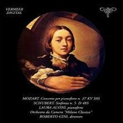 Concerto per pianoforte n.27 K595 in Si - CD Audio di Wolfgang Amadeus Mozart,Roberto Gini,Laura Alvini