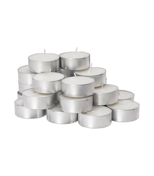 100x Bianco Candele Lumini - 3.5 Ore Di Tempo Di Combustione Tea Light