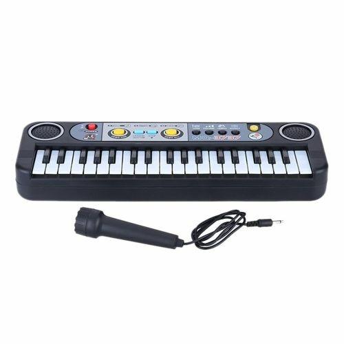 Mini Tastiera Giocattolo 37 Tasti Mini Piano Con 24 Funzioni Demo Con Microfono - 2