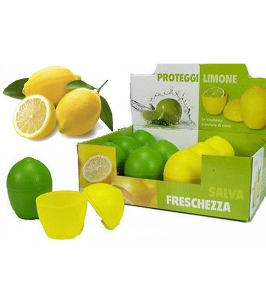 2 Pezzi X Contenitore Salvalimone Salva Freschezza Limone Porta Limoni