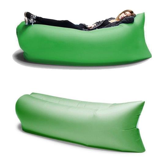 SOFA SACCO GONFIABILE MATERASSINO SPIAGGIA ARIA RELAX PISCINA DIVANO AMACA POUF - 4