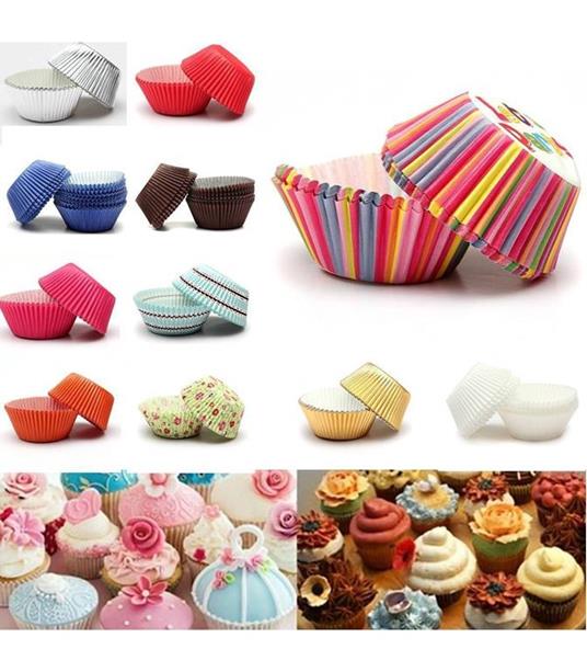 Kit Pirottini Carta Oleata Cupcake Cases Per Stampi Torta Muffin Colori  Misti - Trade Shop TRAESIO - Idee regalo