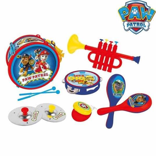 Kit Set 6 Strumenti Musicali Tromba Tamburo Giocattolo Paw Patrol