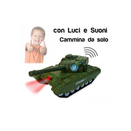 CARRO ARMATO MILITARE CON LUCI E SUONI REALISTICI PRENDI LA MIRA PUNTA E SPARA - 2