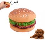 Giochi Masticabili Sonori Hamburger Per Cani Animali Morbida Gomma Resistente